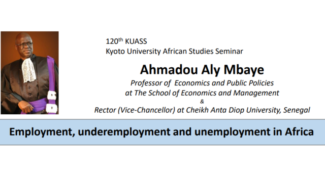 120th KUASS “Employment, underemployment and unemployment in Africa”