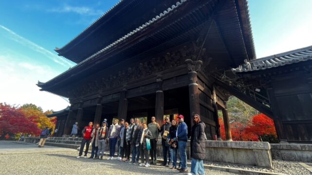 招へい学生が琵琶湖疏水記念館と南禅寺を見学しました